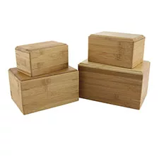 Bamboo Box - Traditional Square Collection