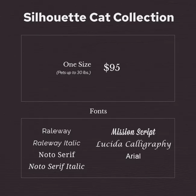 Silhouette Cat Collection